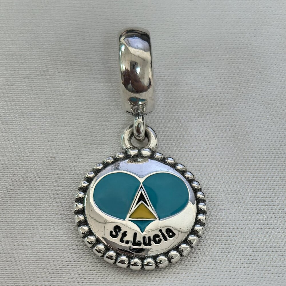Pandora St. Lucia Exclusive Charm Pendant, S925 Silver Jewelry